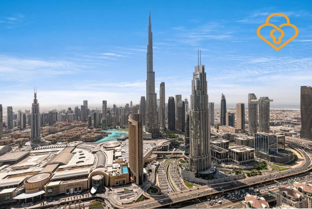 Downtown Views 3 Bedroom W Nanny Full Burj Khalifa View Connected To Dubai Mall Exterior foto